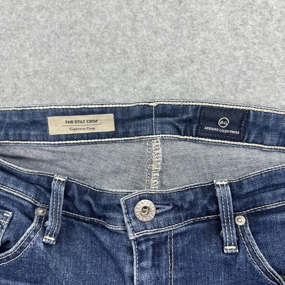 Adriano Goldschmied Women's The Stilt Crop Cigarette Crop Jeans Size 31 - Picture 7 of 9